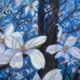 Magnolie Ölgemälde Martyna Faupel